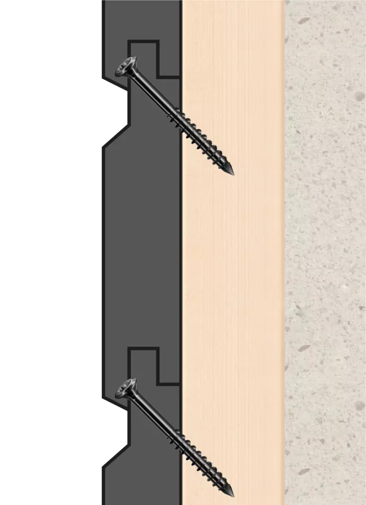 SPAX Fassadenschraube, 4 x 45 mm, 100 Stück, Teilgewinde, Linsensenkkopf extra klein, T-STAR plus T15, CUT-Spitze, Edelstahl rostfrei A2 BLAX - 0467040400453