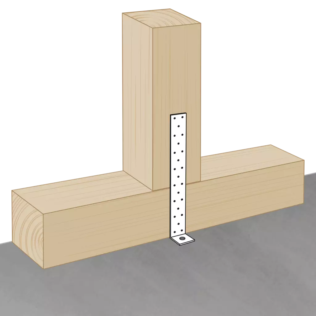 SPAX Zuganker AH 200 x 40 x 40 x 2,0 mm - R 14 mm - 100ST - SXAH200