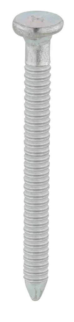 SPAX Rillennagel, 4,0 x 40 mm, 250 Stück, Flachkopf mit konischem Ansatz, Ringgewinde, Pyramidenspitze, galvanisch verzinkt - SXCN440